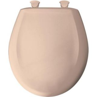 BEMIS Slow Close STA TITE Round Closed Front Toilet Seat in Desert Bloom 200SLOWT 643