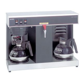 Bunn VLPF Automatic Coffee Brewer w/ (2) Lower Warmer, 3.8 gal/hr, 120v (07400.0005)