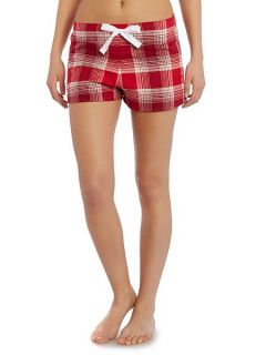 Dickins & Jones Christmas Check Short Red