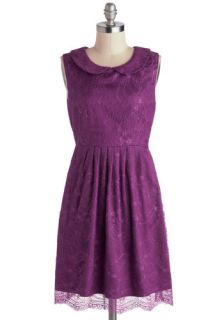 Feeding the Doves Dress in Plum  Mod Retro Vintage Dresses