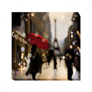 Kate Carrigan "A Paris Stroll" Gallery Wrapped Giclee Canvas Wall Art   Medium   8019710