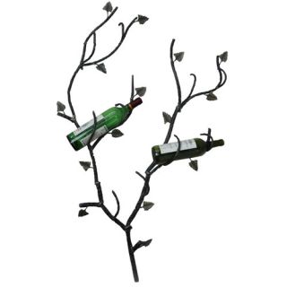 Hazelwood Home Tree Branch 5 Bottle Wall Mount Wine Rack