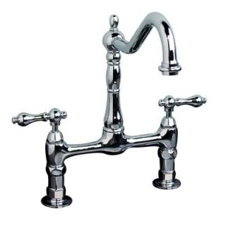 Dorset 8 in. 2 Handle Lavatory Bridge Faucet in Polished Chrome DISCONTINUED I770 ML CP