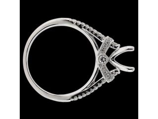 Gorgeous semi mounting diamond ring 0.75 carats ring semi mounting