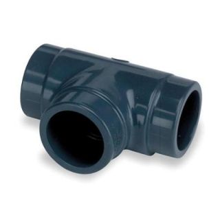 GF PIPING SYSTEMS PVC Tee, FNPT x FNPT x FNPT, 1 1/4" Pipe Size 805 012