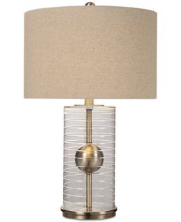 Uttermost Tupelo Glass Cylinder Table Lamp   Lighting & Lamps   For