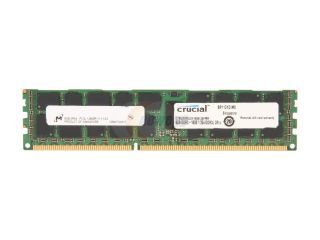Crucial 8GB 240 Pin DDR3 SDRAM ECC Registered DDR3 1600 (PC3 12800) Server Memory Model CT8G3ERSLD4160B