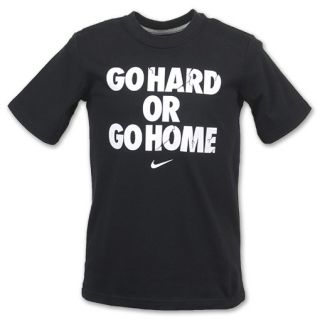 Nike Go Hard or Go Home Kids Tee Shirt   515752 010