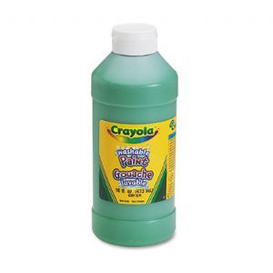 Washable Paint, Green, 16 oz 542016044