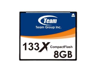 Team 8GB 133X CF CompactFlash memory card Model TCF8G13301