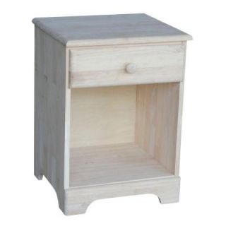 International Concepts 1 Drawer Night Stand BD 5001