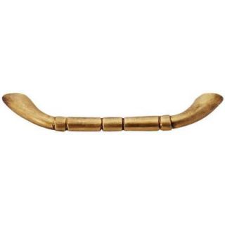 Copper Mountain Hardware Antique Brass 4 3/4 in. Overall (4 in. C C) Traditional Pull SH204 4US5