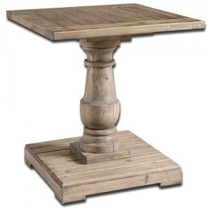 Uttermost 24252 Stratford Pedestal End Table