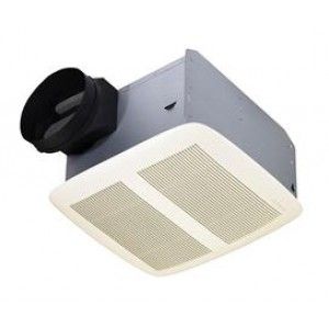 Nutone QTXEN050 Bathroom Fan, 50 CFM QuietTest Series, Energy Star Rated   for 6" Duct