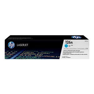 HP 126A CE311A Original Cyan LaserJet Toner Cartridge   Yields Up to 1000 Pages