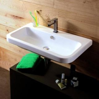 Tecla by Nameeks EL02011 Bathroom Sink   White