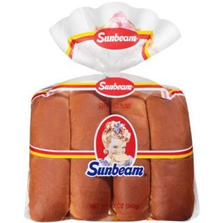 Sunbeam Hot Dog Buns, 8 count, 12 oz