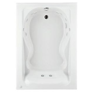 American Standard Cadet 5 ft. x 42 in. Reversible Drain EverClean Whirlpool Tub in White 2772.018WC.020