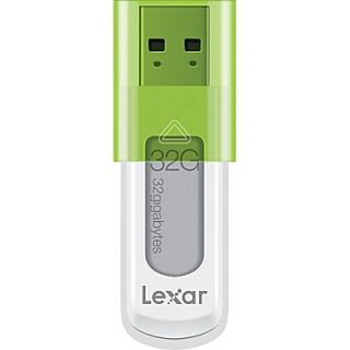 Lexar JumpDrive LJDS50 32GABNL 32GB USB 2.0 Flash Drive, Green