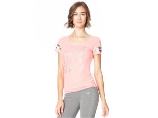Aeropostale Womens Sequined Love Graphic T Shirt 928 M