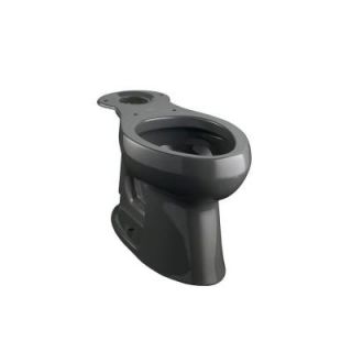 KOHLER Highline Comfort Height Elongated Toilet Bowl Only in Black Black K 4199 L 7
