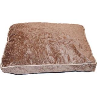 Brinkmann Pet Products 27 in. x 36 in. Brown Gusseted Plush Pet Bed WG2736 470.1