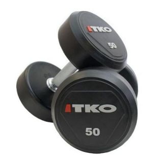 TKO Dumbbell Set 105 120 Lbs, Urethane Coated