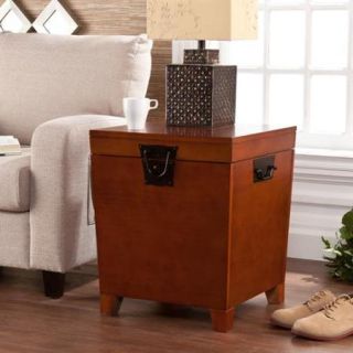 Upton Home Pyramid Trunk End Table