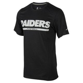Mens Nike Oakland Raiders NFL Legend Elite Font T Shirt   543017 010