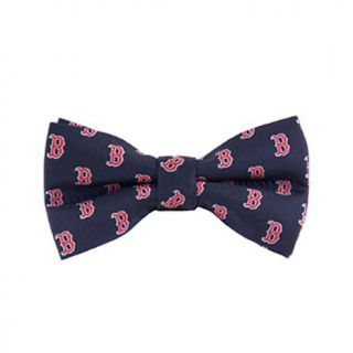 MLB Team Logo and Color 100% Polyester Bow Tie   Boston Red Sox   7787683