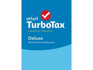 Intuit TurboTax Deluxe 2015 Fed + Efile Tax Software