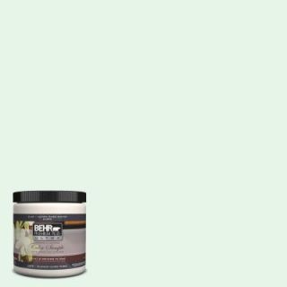 BEHR Premium Plus Ultra 8 oz. #450C 1 Dinner Mint Interior/Exterior Paint Sample UL20016