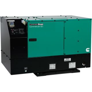 Cummins Onan Quiet Series Diesel Commercial Generator — 10 kW Watts, Model# 10.0HDKCC-42345  Commercial Generators