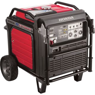 Honda EU7000IS Portable Generator — 7000 Surge Watts, 5500 Rated Watts, Electric Start, CARB-Compliant, Model# EU7000IS  Portable Generators