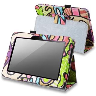 Insten Leather Case with Stand For Kindle Fire HD 7 inch, Graffiti Style 1 (designed for 2012 ver ONLY)(w/ Auto Wake)