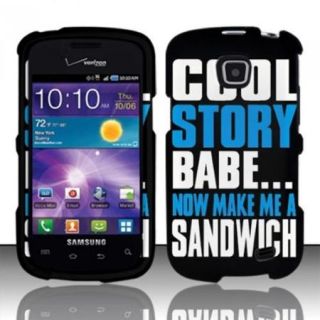 Insten Cool Story Babe Rubberized Hard Design Case Cover For Samsung Illusion/Galaxy Proclaim i110