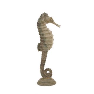 Creative Co Op Waterside Seahorse Statue