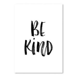Americanflat Be Kind Poster Textual Art