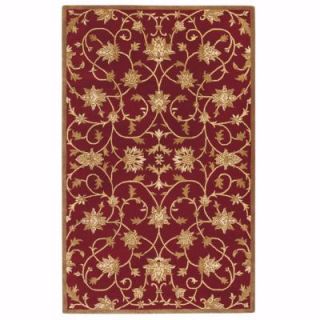 Home Decorators Collection Paloma Red/Gold 2 ft. 3 in. x 7 ft. 6 in. Rug Runner 8779640110
