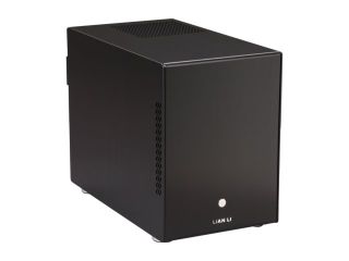 LIAN LI PC Q25B Black Aluminum Mini ITX Tower Computer Case