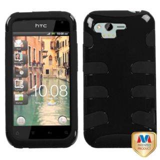 INSTEN Natural Black Fishbone Phone Case Cover for HTC ADR6330 Rhyme