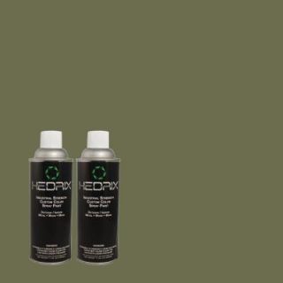 Hedrix 11 oz. Match of PPU11 19 Lakeside Pine Flat Custom Spray Paint (8 Pack) F08 PPU11 19