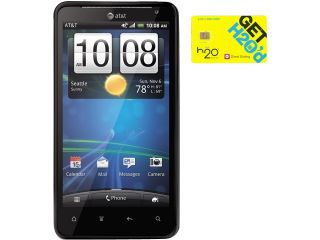 HTC Vivid X710a Black 16GB GSM 4G LTE Android Cell Phone + H2O $40 SIM Card