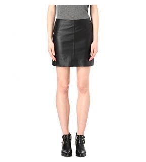 WAREHOUSE   Pelmet leather skirt