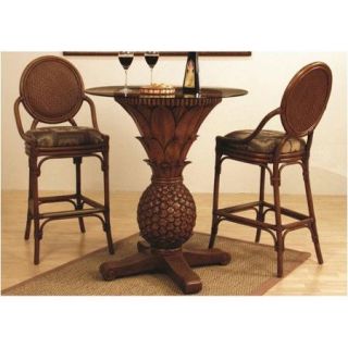 Hospitality Rattan 3 Piece Oyster Bay Pub and Stationary Dining Set