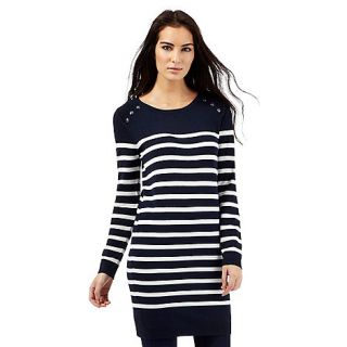 The Collection Navy striped tunic