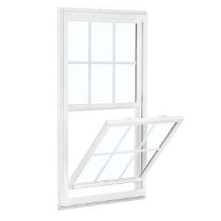 ReliaBilt 150 Series Vinyl Double Pane Single Strength New Construction Single Hung Window (Rough Opening 36 in x 36 in; Actual 35.5 in x 35.5 in)