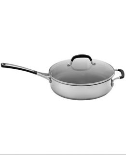 Simply Calphalon Stainless Steel 3 Qt. Covered Saute Pan