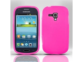 BJ For Samsung Galaxy AMP i407 (AIO) Silicone Case Cover   Purple