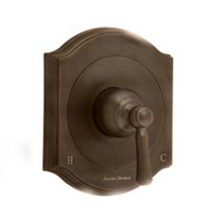 American Standard Portsmouth 1 Handle Bath/Shower Valve Trim Kit in Oil Rubbed Bronze with Square Escutcheon (Valve Not Included) T415.500.224